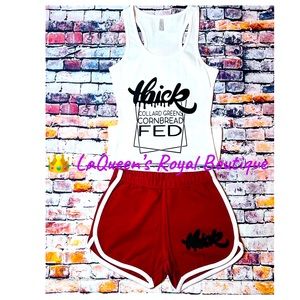 THICK CORN BREAD FED RACERBACK SHORT SET
